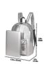 Metallic Pocket Front Fashion Backpack