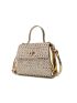 Mini Glitter Twist Lock Flap Square Bag
