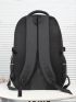 Men Letter Detail Travel Backpack