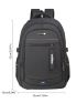 Men Letter Detail Travel Backpack