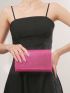 Mini Metallic Chain Flap Square Bag