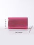 Mini Metallic Chain Flap Square Bag