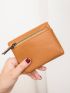 Litchi Embossed Small Wallet