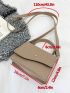 Mini Flap Felt Square Bag