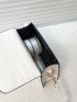 Buckle Decor Flap Square Bag
