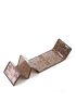 Letter Decor Fold Over Small Wallet