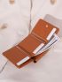 Snap Button Fold Over Small Wallet