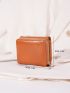 Snap Button Fold Over Small Wallet
