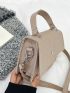 Mini Flap Felt Square Bag