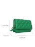 Quilted Detail Flap Square Bag