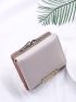 Metal Decor Small Wallet