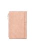 Letter Graphic Snap Button Passport Case