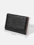 Crocodile Embossed Small Wallet