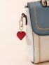 Heart Decor Bag Charm Love Heart Keychain Birthday Gifts