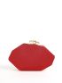 Small Novelty Bag Red Glitter Metal Decor For Party