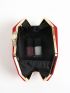 Small Novelty Bag Red Glitter Metal Decor For Party