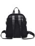 Zip Front Classic Backpack With Coin Purse