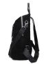 Zip Front Classic Backpack With Coin Purse