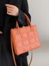 Minimalist Textured Square Bag