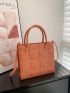 Minimalist Textured Square Bag