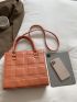 Minimalist Textured Square Bag