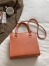 Minimalist Textured Square Bag