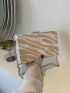Mini Zebra Stripe Pattern Chain Square Bag