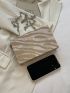 Mini Zebra Stripe Pattern Chain Square Bag