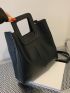 Minimalist Double Handle Square Bag