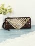 Coconut Shell Decor Wristlet Bag
