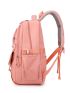Fashionable Letter Patch Classic Backpack Release Buckle Backpack for Women