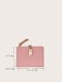 Metal Lock Small Wallet