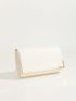 Metal Decor Flap Chain Square Bag