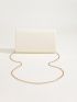 Metal Decor Flap Chain Square Bag
