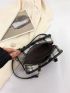Plaid Pattern Satchel Bag