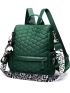 Quilted Functional Backpack