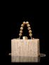 Mini Beaded Decor Box Bag