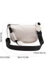Litchi Embossed Hobo Bag