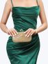 Mini Rhinestone Decor Box Bag, Perfect Bride Purse For Wedding, Prom & Party Events