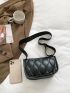 Quilted Detail Square Bag