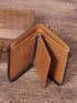 Solid Color Small Wallet Zipper