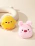 2pcs Cartoon Chicken & Pig Design Coin Purses