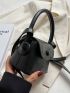 Mini Snap Button Flap Square Bag