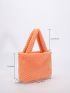 Minimalist Fluffy Square Bag