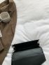 Mini Crocodile Embossed Chain Square Bag
