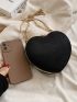Mini Glitter Heart Design Chain Novelty Bag