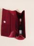 Rhinestone Decor Envelope Bag Ruched Glamorous For Party