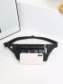 Zip Front Waist Bag