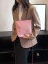 Minimalist Corduroy Square Bag