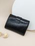 Flower Embossed Small Wallet